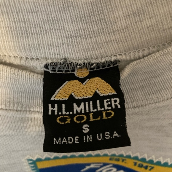 Vintage 1989 H L Miller Gold Florida Sweatshirt Small - Picture 5 of 7